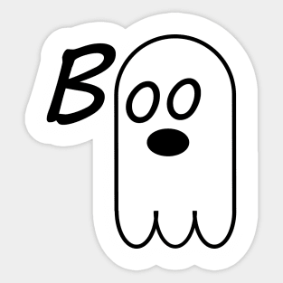 Boo Ghost Sticker